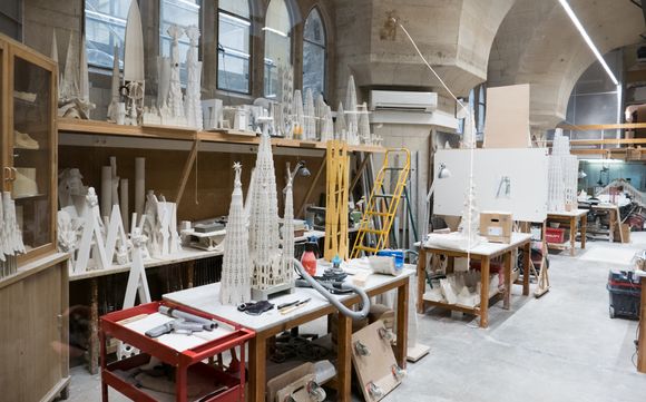 I dag brukes 3D-modeller som del av arbeidet med å sluttføre La Sagrada Família. <i>Foto:  Eirik Helland Urke</i>