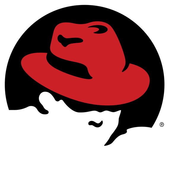 «Shadowman»-logoen til Red Hat ble første gang brukt i 1997. <i>Illustrasjon: Red Hat</i>