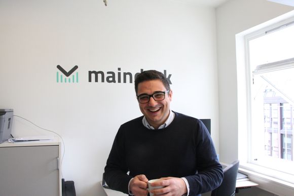 Gründer og daglig leder i Maindeck, Sasan Mameghani. <i>Foto:  Tore Stensvold</i>