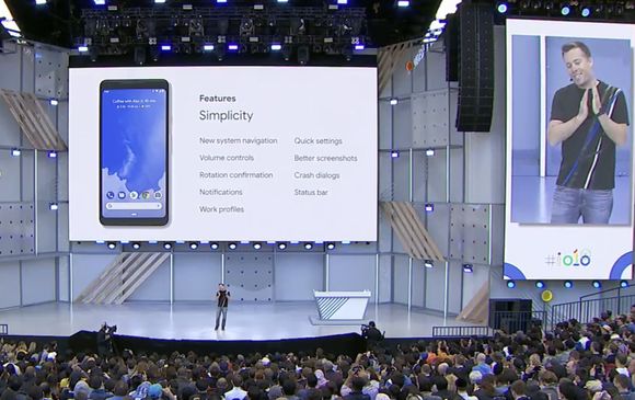 Noen av nyhetene i Android P som Dave Burke fortalte kort om under kveldens første hovedtale ved Google I/O. <i>Foto: Google</i>