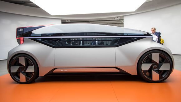 360c er en konseptbil, og en visjon for fremtidens selvkjørende biler fra svenskene. <i>Foto:  Marius Valle</i>