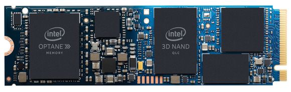 Intel Optane Memory H10 skal ta beskjeden plass i bærbare pc-er. <i>Foto:  Intel</i>