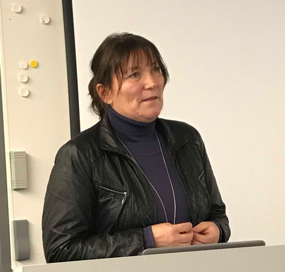 Nestleder i Norsk Arbeidsmandsforbund, Anita Johansen var blant flere som var klare på at det som er avdekket til nå, bare er toppen av isfjellet. <i>Foto:  Martin Gramnæs</i>