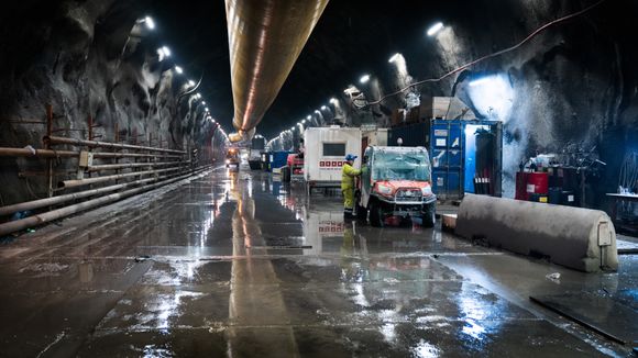 Follobanen får Nordens hittil lengste jernbanetunnel på 20 kilometer. <i>Foto:  Eirik Helland Urke</i>