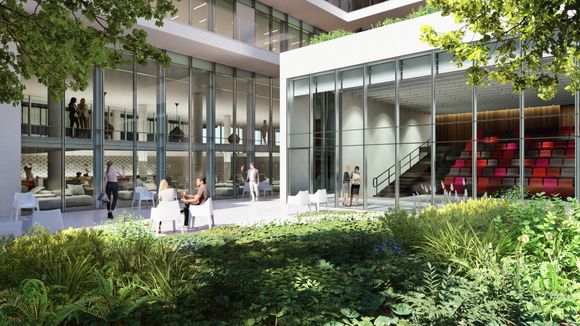EFTAs kontor i Brussel er sertifisert med Breeam Excellent i designfase. <i>Illustrasjon:  Polo Architects</i>