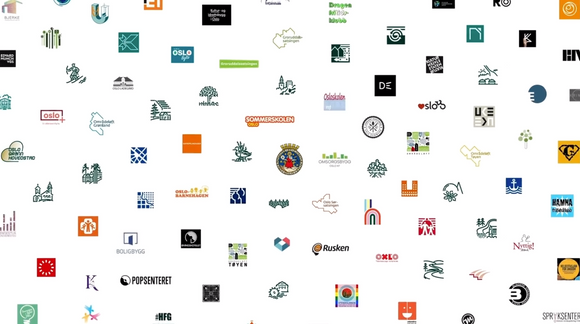De ulike virksomhetene i Oslo kommune har over tid utviklet egne logoer. <i>Skjermbilde:  Promovideo</i>