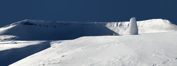 The Arc er inspirert av naturen som omslutter den på Svalbard. <i>Illustrasjon:  Snøhetta</i>