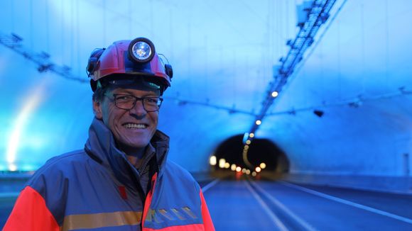 Prosjektleder Trond Øygarden i Statens vegvesen. <i>Foto:   Bjørn Olav Amundsen</i>