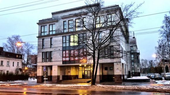 Den russiske "trollfabrikken" heter Internet Research Agency og har kontorer på Savusjkinagaten 55 i St. Petersburg. Det er uvisst hva de egentlig har oppnådd. <i>Foto:  Charles Maynes, Voice of America og Wikimedia Commons</i>