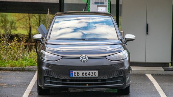 Volkswagen ID.3 lader med inntil 100 kilowatt. <i>Foto:  Marius Valle</i>
