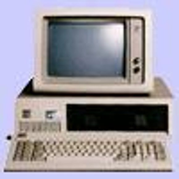 Den første IBM PC.