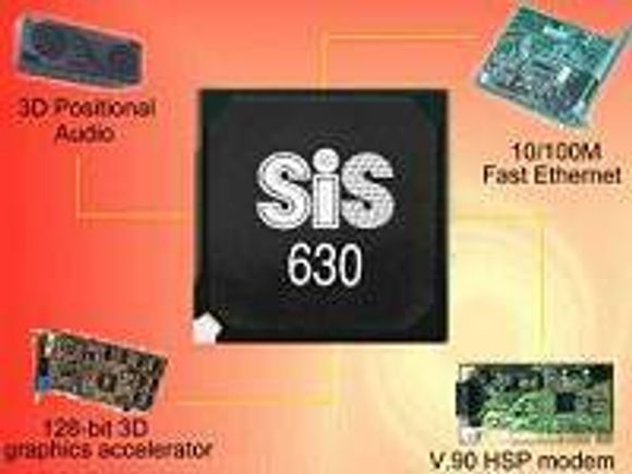 SiS SiS630-brikkesett for hovedkort.
