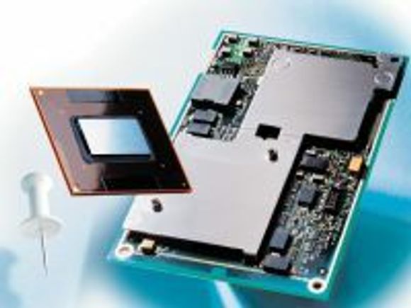 Mobil Intel Celeron, den første Celeron-prosessoren for bærbare PC-er. <i>Foto:  Intel</i>