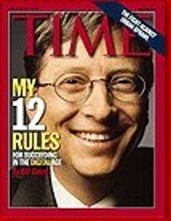 Bill Gates på forsiden av Time Magazine utgave 22. mars 1999.