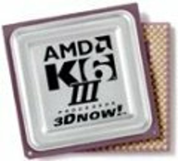Prosessoren AMD K6-III.