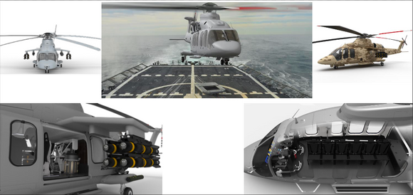 Bell 525 Relentless slik den vil framstå i militær utgave. <i>Foto:  Bell</i>