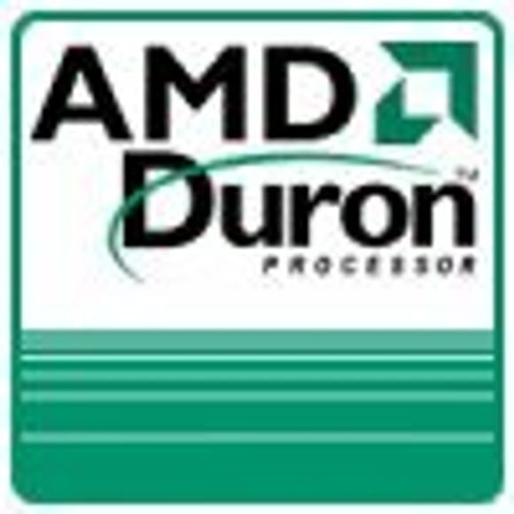 AMD Duron-logoen. <i>Illustrasjon:  AMD</i>