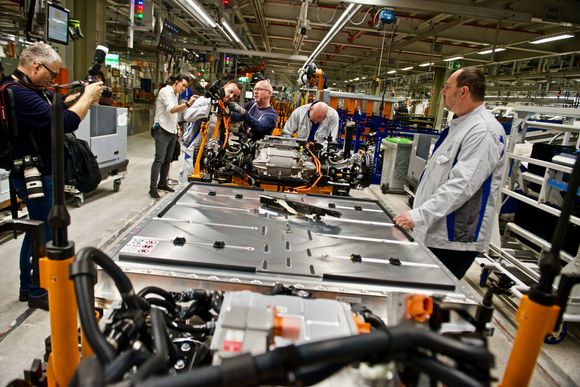 Volkswagens Zwickau-fabrikk. <i>Foto:  Mathias Klingenberg</i>