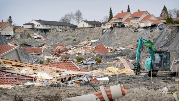 Skredet i Gjerdrum kostet ti mennesker livet i 2020. <i>Foto:  Eirik Helland Urke</i>