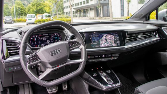 Interiøret er umiskjennelig Audi. <i>Foto:  Marius Valle</i>