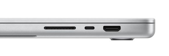 Nye Macbook Pro ser ikke ut til å få HDMI 2.1. <i>Foto:  Apple</i>