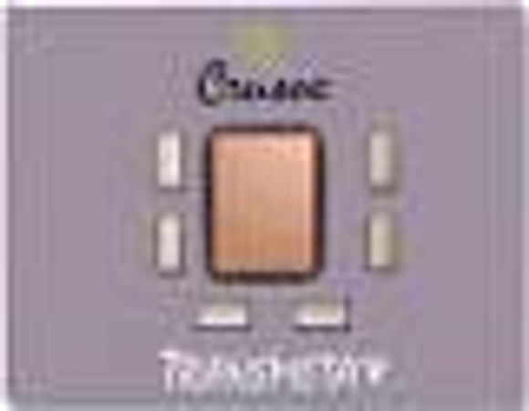 Prosessoren Transmeta Crusoe TM6800. <i>Foto:  Transmeta</i>