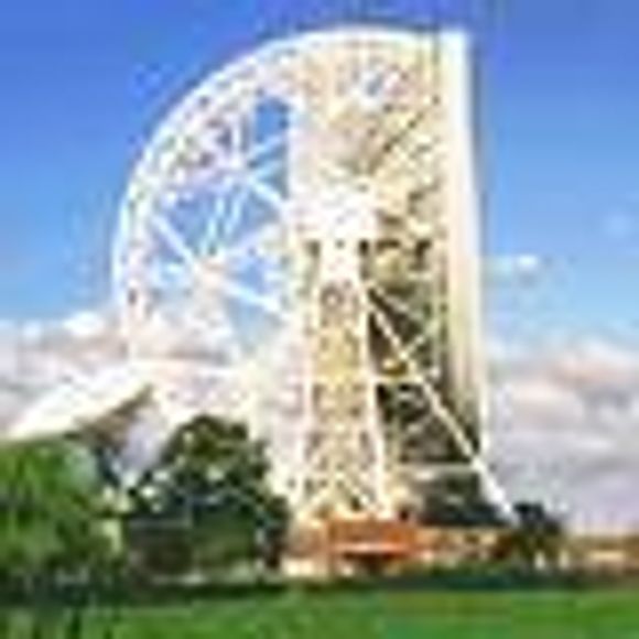 Lovell-teleskopet til Jodrell Bank Observatory.
