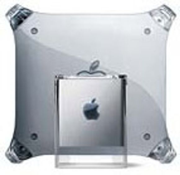 Apple Cube sammenlignet med Apple G4. <i>Foto:  Apple</i>