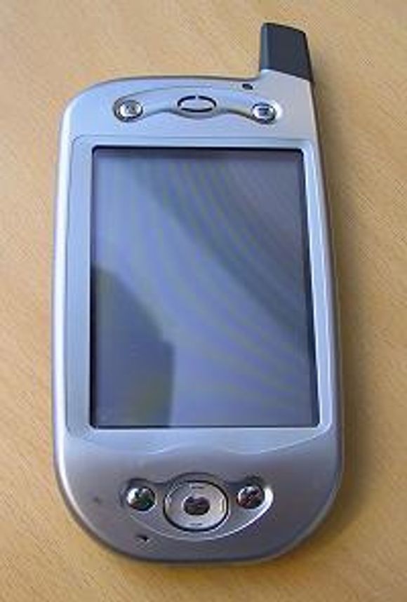 HTC Wallaby PDA-mobil (også kjent som Space Needle). <i>Foto:  Brynjulf Blix</i>