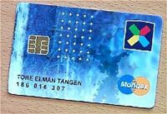Mondex-kortet fra Norsk Tipping. <i>Foto:  Mondex Norge</i>