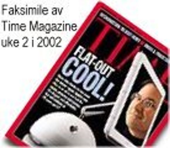 Time Magazines cover story på Apples nye iMac. <i>Faksimile:  Time Magazine</i>