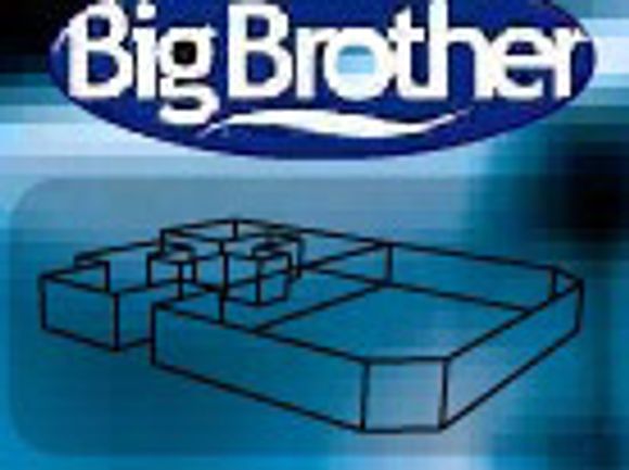 Plantegning av hus i tysk utgave av Big Brother.