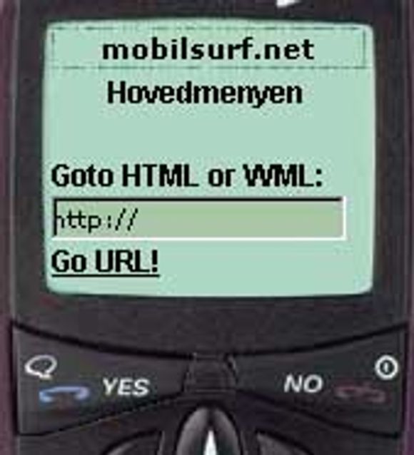 Mobilsurf.net på WAP.