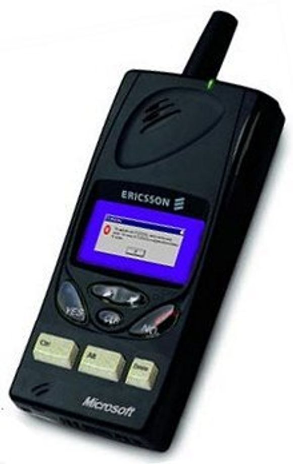 Foreslått Ericsson/Microsoft-mobil.