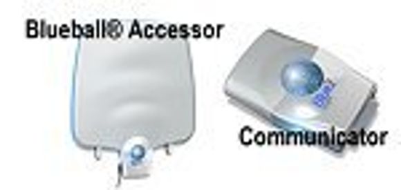Blue2Space-produkter: BlueBall Accessor og BlueBall Communicator. <i>Illustrasjonsfoto:  Blue2Space</i>