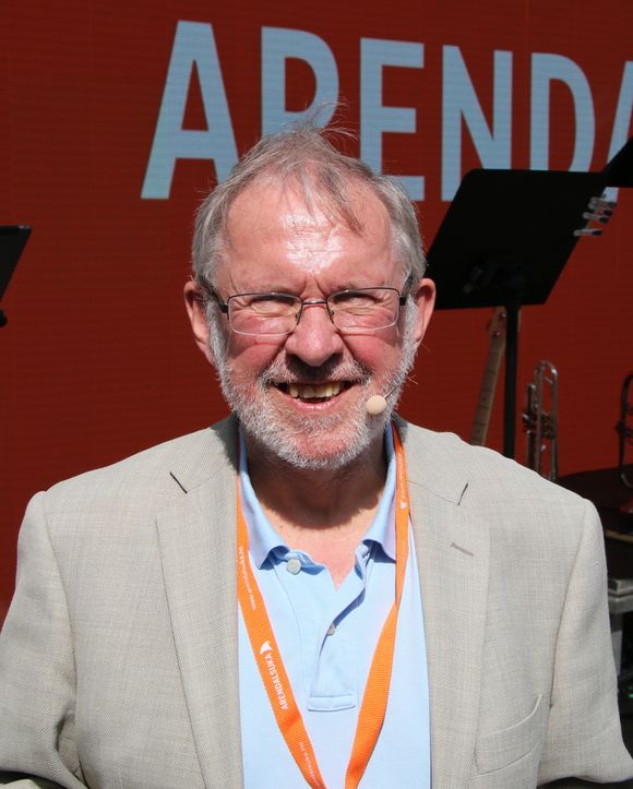 Harald Stanghelle er leder av hovedprogramkomiteen for Arendalsuka <i>Foto:   Thor Søndenaa</i>