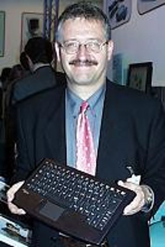 Walther Reithmayer med Jetson-tastatur.