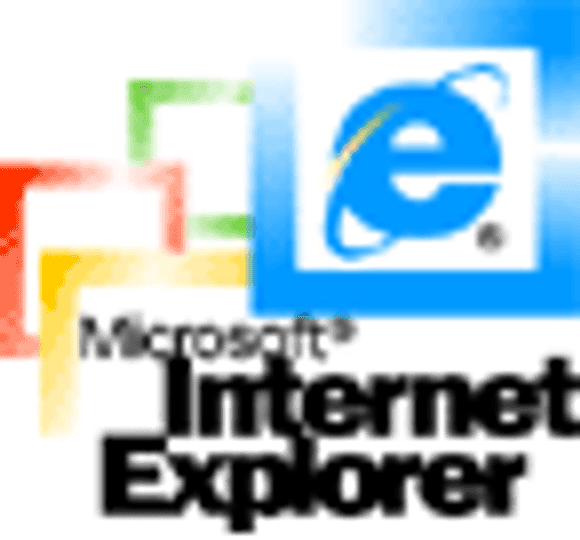 Logoen til Internet Explorer 5.5. <i>Illustrasjon:  Microsoft</i>