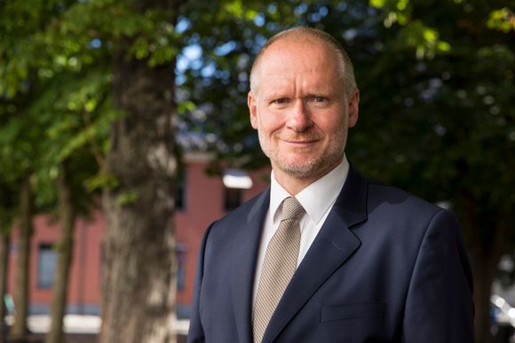 Administrerende direktør i Eiendom Norge, Henning Lauridsen. <i>Foto:  Johnny Vaet Nordskog</i>