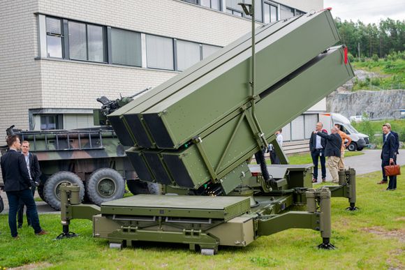 Norskproduserte våpen blir stadig mer populære. Her ser vi luftvernsystemet Nasams produsert hos Kongsberg Defence & Aerospace. <i>Foto:  Mathias Klingenberg</i>