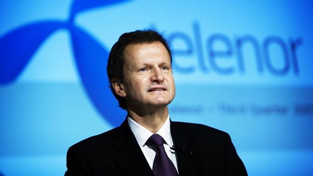 Telenor halvparten så stort som i fjor