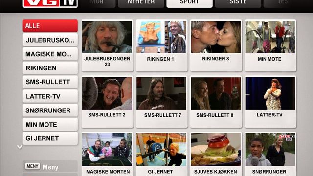 VG på ordentlig TV