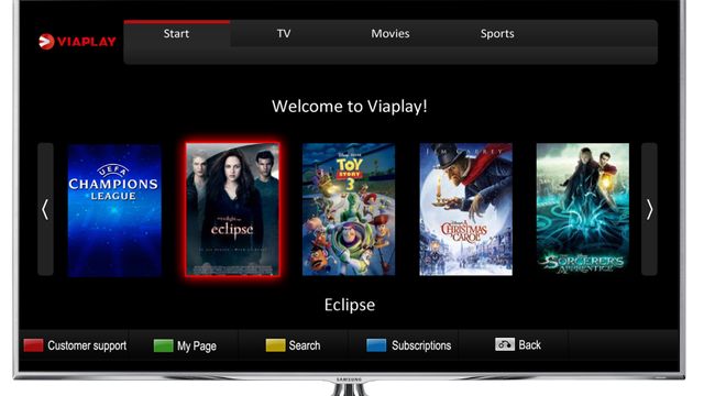 Distribuerer Viaplay via Samsung-TV-er