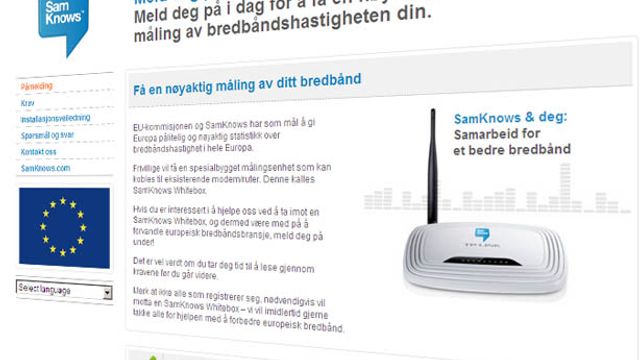Søker nordmenn til bredbåndstest