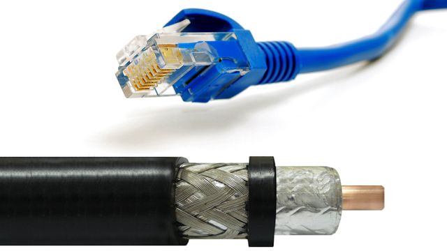 Tilbyr gigabit over koaks