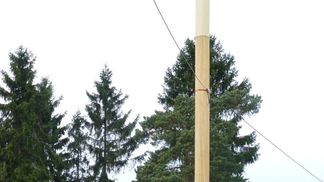 Denne lyktestolpen er en mobilmast