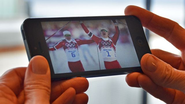 Mobiltrafikken ble doblet under sprintfinalen