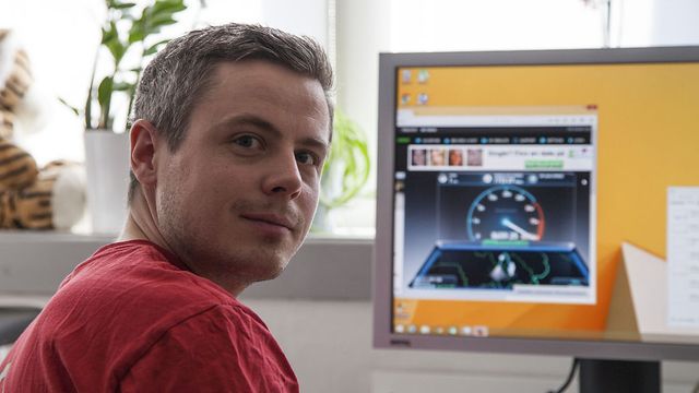 Han har fått Norges raskeste bredbånd