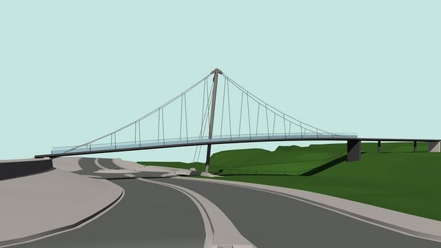 Eksklusiv gangbru i Lørenskog