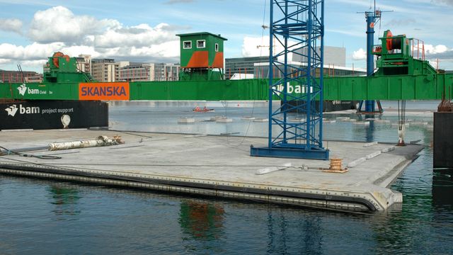 Vellykket senking av «Vigdis»